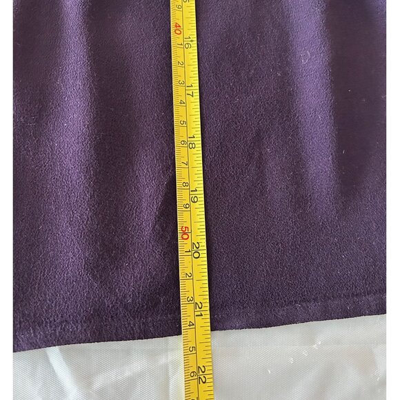 Babaton Deep Purple Viscose / Silk Bouse Sz Medium - Picture 10 of 10